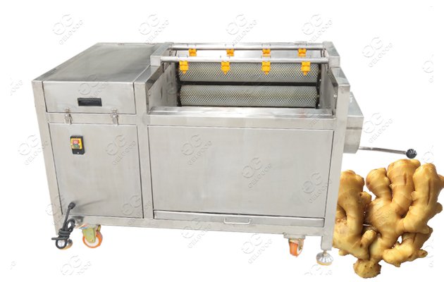 Машина для мытья куркумы и имбиря из нержавеющей стали с функцией очистки